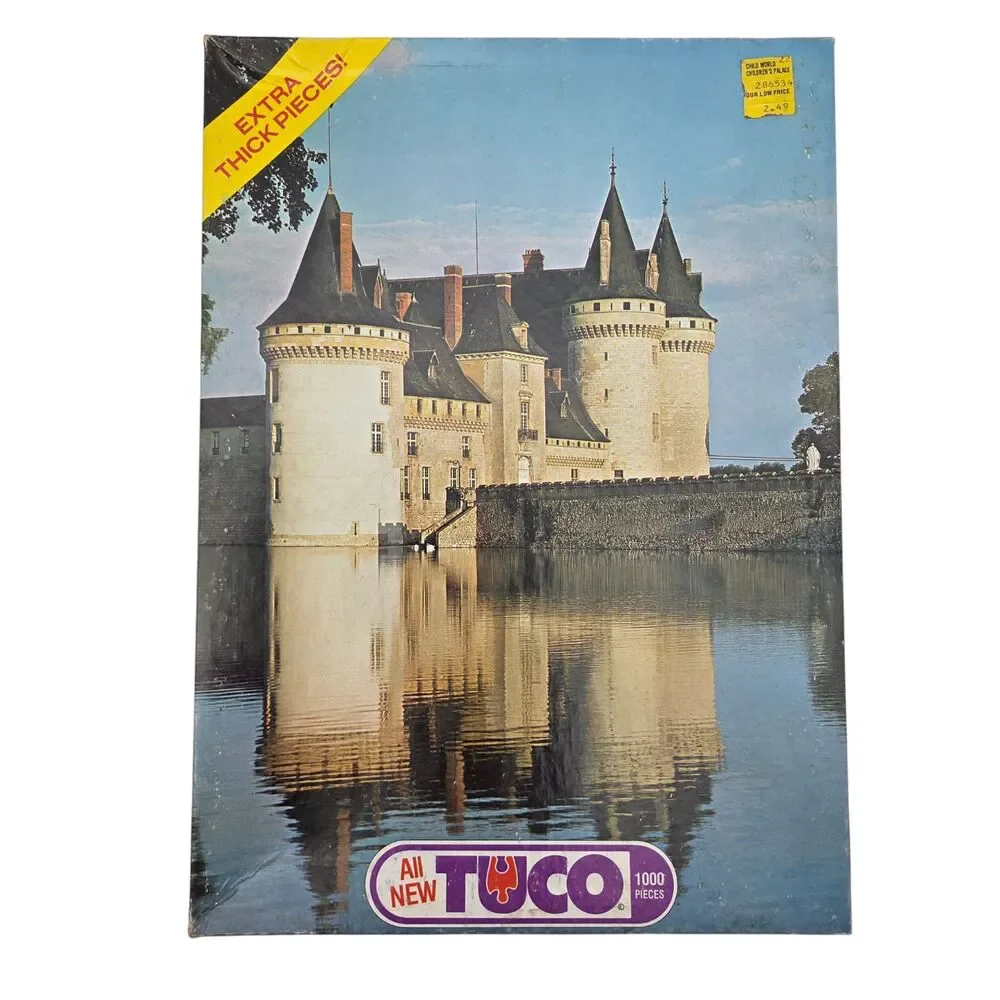 Vintage Tuco Jigsaw Puzzle 1020 Pieces Sully Castle France Extra Thick 8280